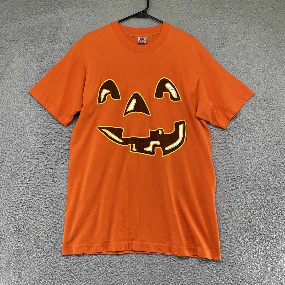 Vintage Jack O Lantern Shirt Mens Large Jesse Pinkman Y2K Pumpkin Halloween Tee
